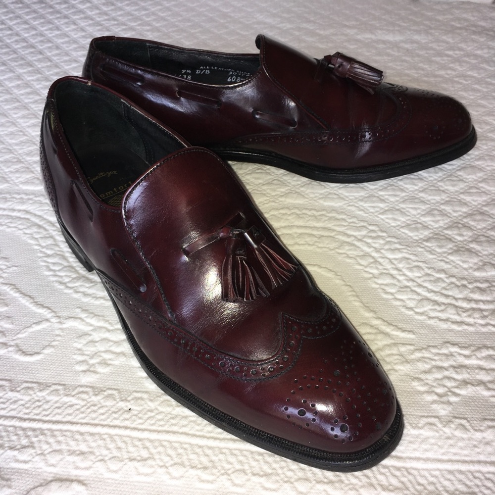 Tassel Loafer Slip On 9.5 D/B  Brown